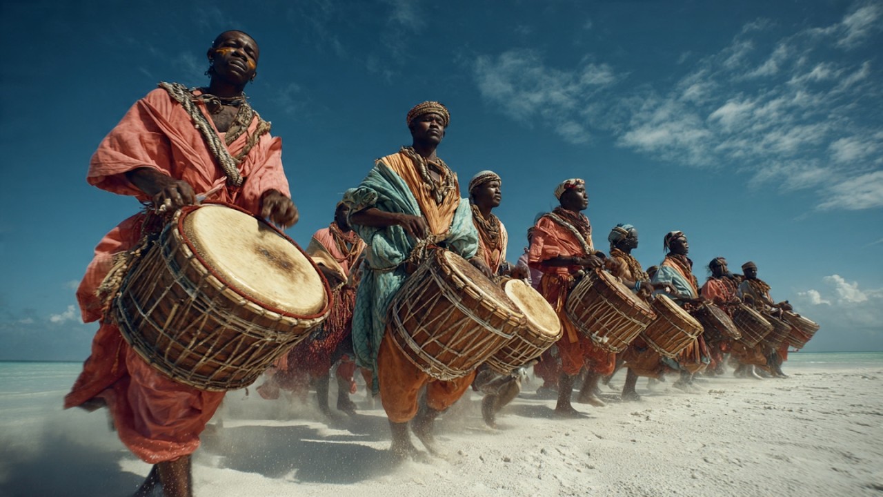 Into the Salt Horizon | Tribal Ocean Dance Ritual • Cinematic Afro House (4K)