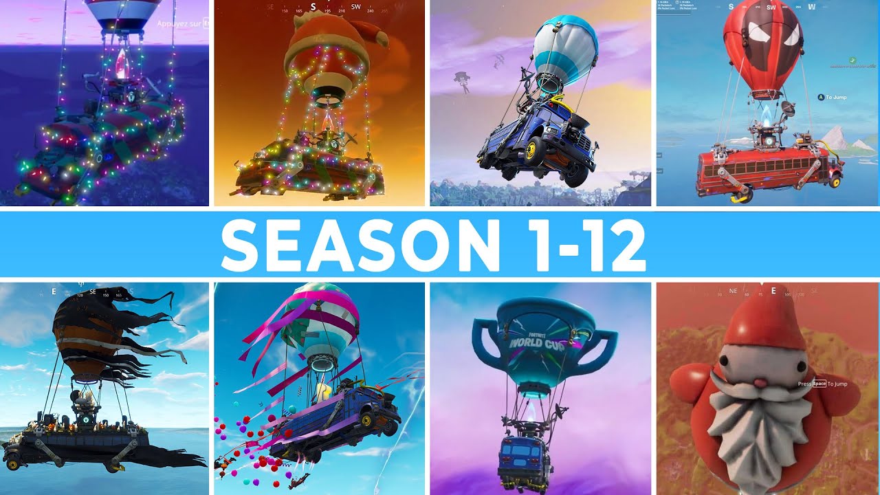 All Battle Bus Themes + Bus Music (Season 1-12)