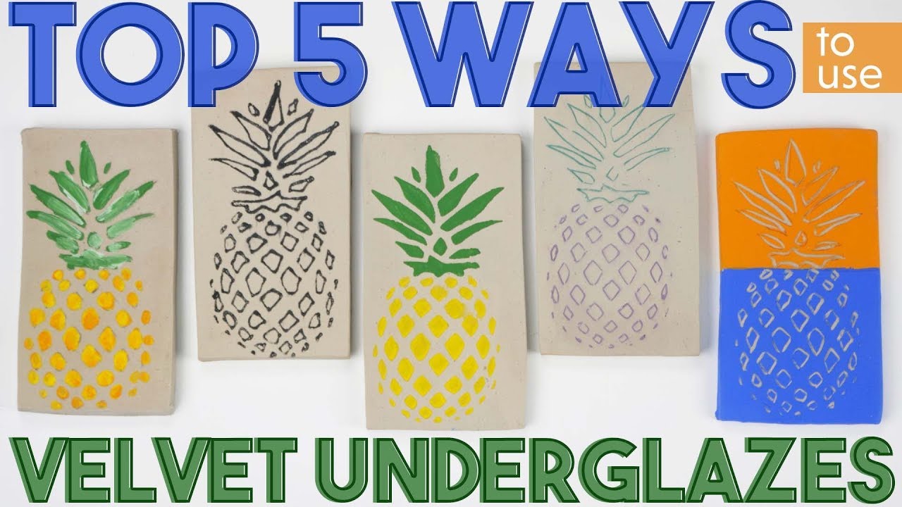 Top 5 Ways To Use Velvet Underglaze // Underglaze How To