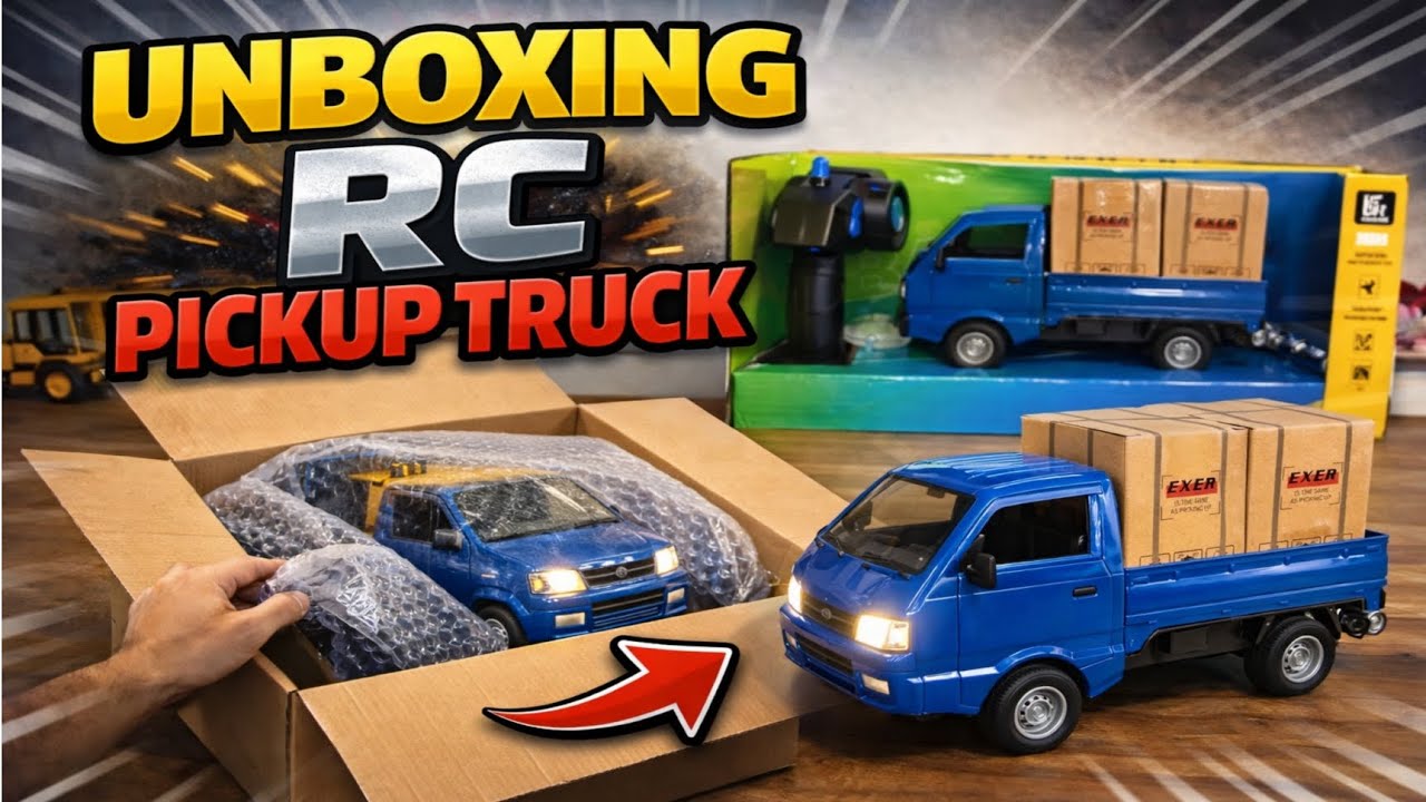 Rc pickup truck unboxing 🚛 नवीन टेम्पो घेतला रे...