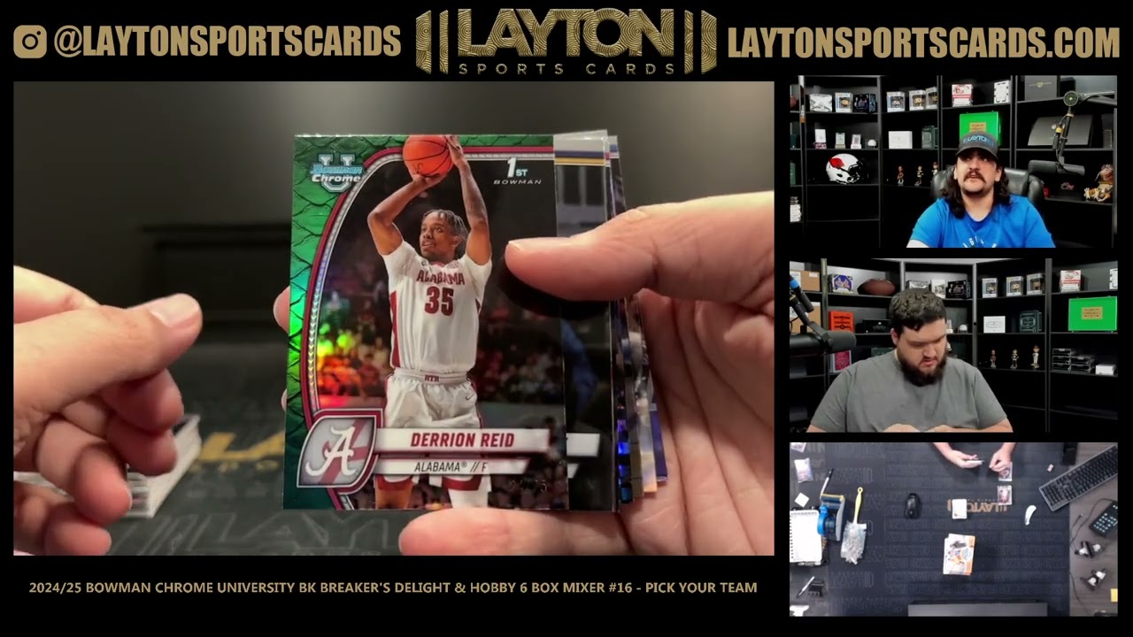HIDDEN GEMS COOPAH!! 2024/25 Bowman Chrome University BK Delight & Hobby 6 Box Mixer #16