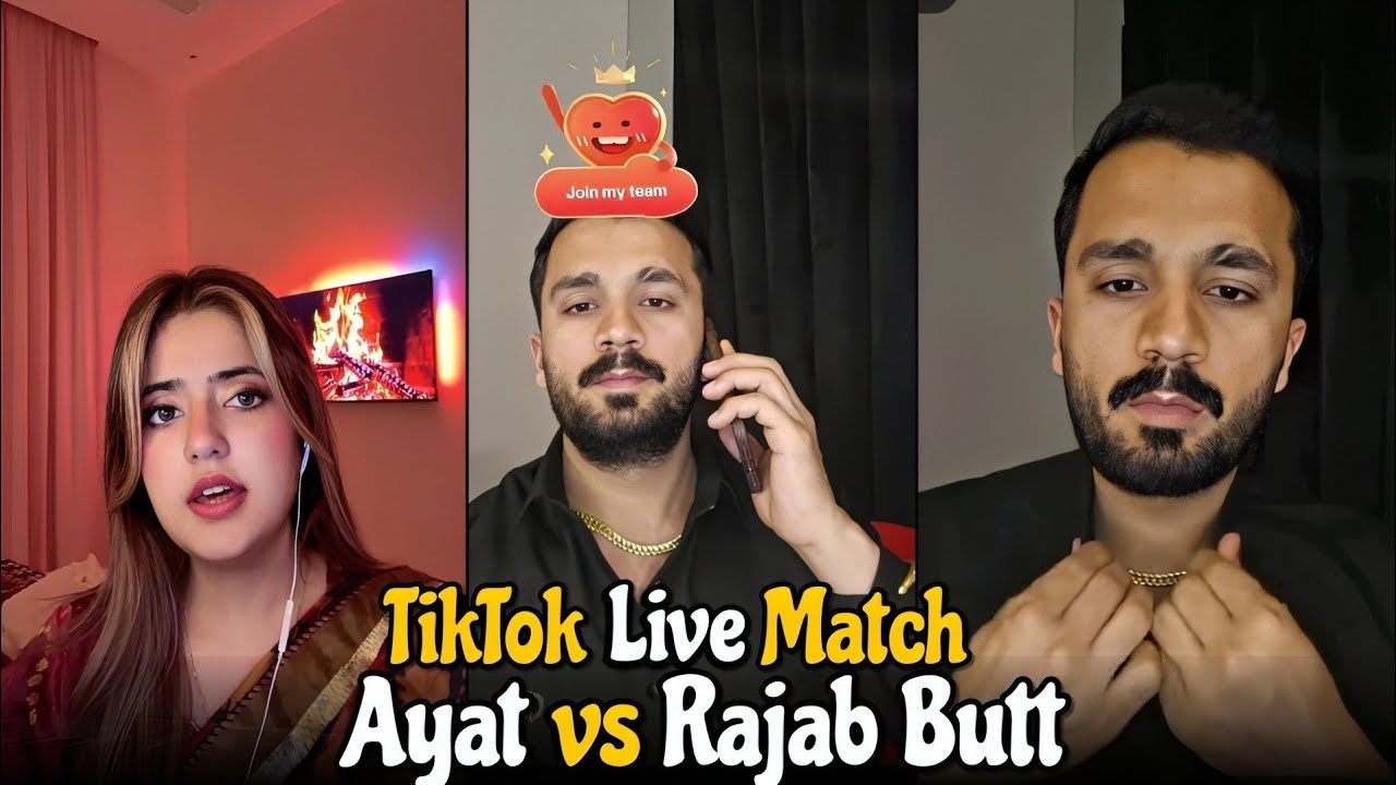 Part# 1 March 11, 2025 TikTok Live Match | Ayat Akbar vs Rajab Butt | Funny Moments 🤣🤣🤣