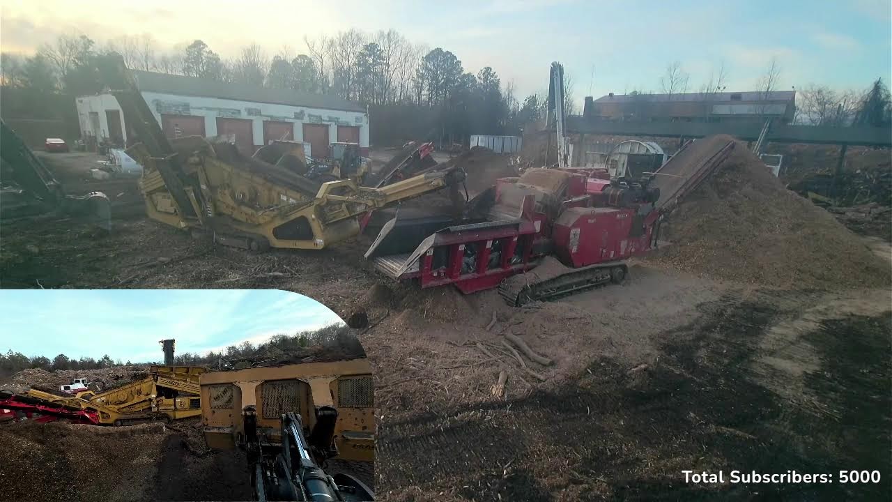 Grind Time! Making Wood Chips with Bandit Beast and extec screener Livestream! Episode 15!
