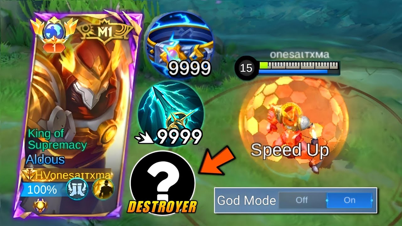 GLOBAL ALDOUS FULL UNLIMITED TRUE DAMAGE BUILD 2025!!💀 (insane damage build) - Mobile Legends