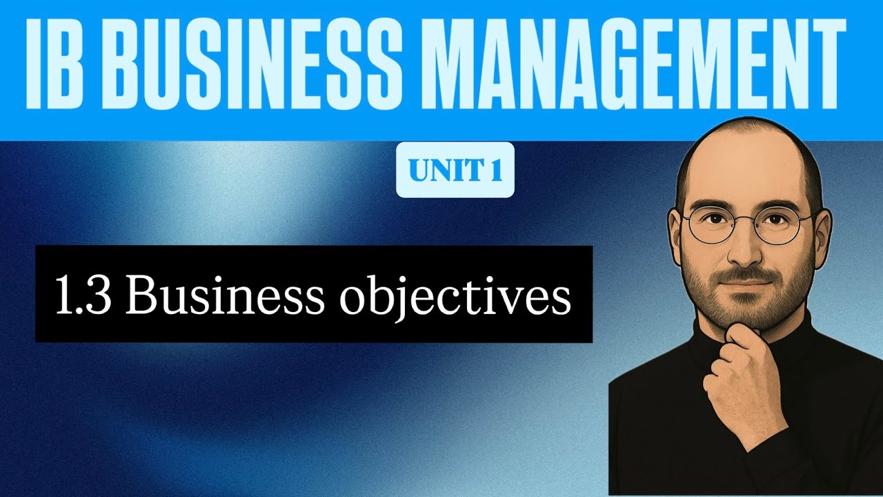 1.3 Business objectives  /// IB BUSINESS MANAGEMENT