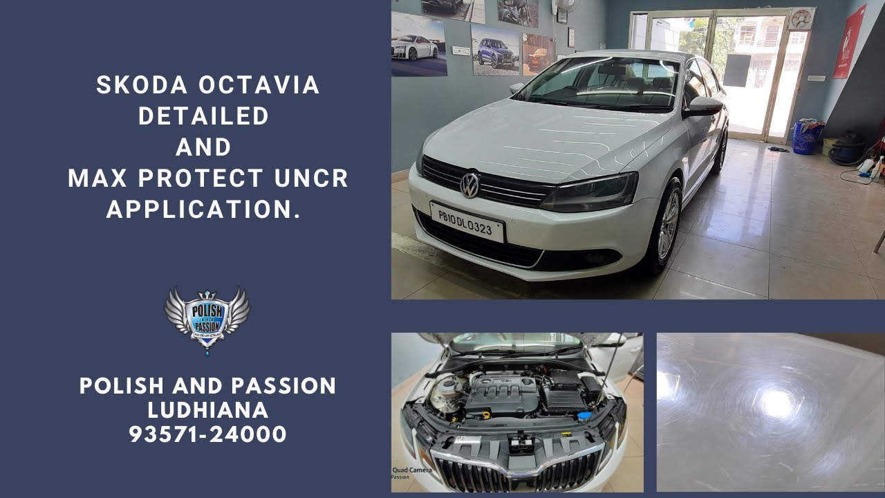 Skoda Oktavia complete detailing and Max Protect UNCR application.
