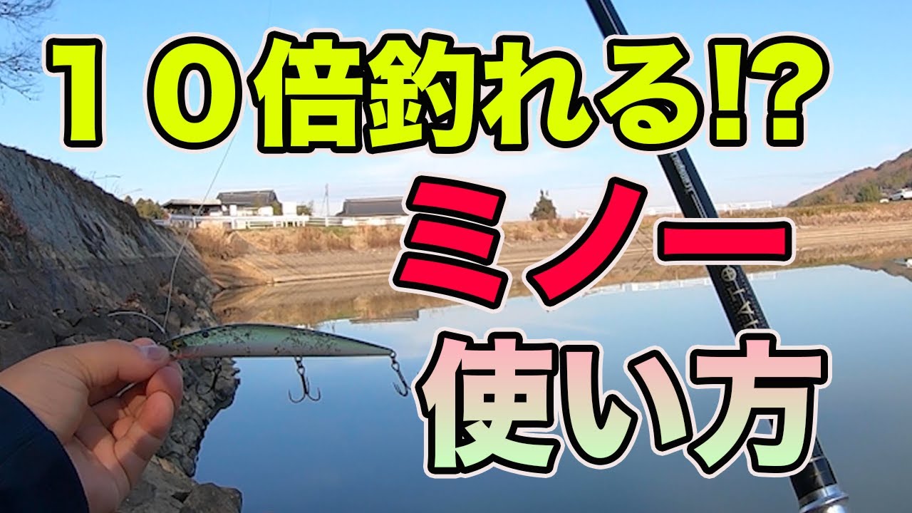 【バス釣り】ミノーの使い方・動かし方を徹底解説!!季節や時期で種類の使い分けて冬を乗り越えよう!!【レベルミノー】【バス釣りJAPANちゃんねる】