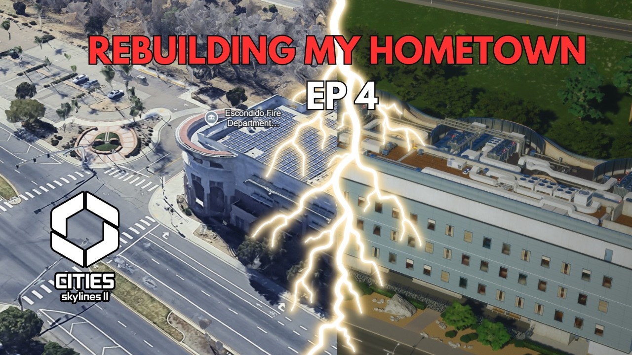 Воссоздание ПОЛИЦЕЙСКОГО УПРАВЛЕНИЯ в Моём РОДНОМ ГОРОДЕ! - Cities Skylines 2