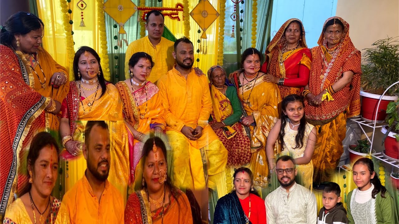 🥰भाई नीरज की हल्दी मेहंदी खूब किया सब नें मस्ती 🎉 #like #comment 