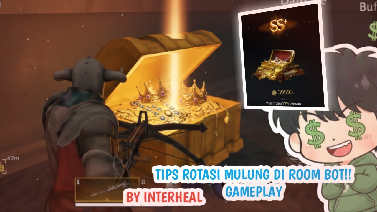 Modal Rotasi Doang! Cara Dapat 40K Gold Sekali Run di Room Bot | Gold & Glory