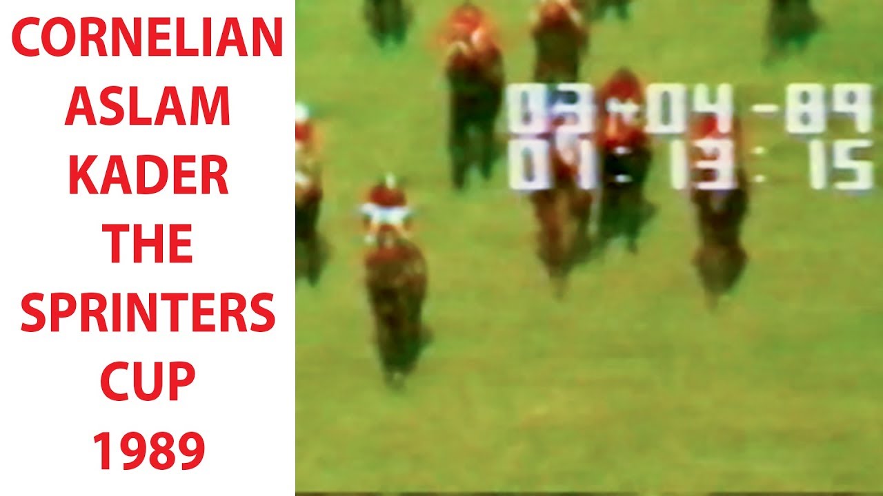 Cornelian with Aslam Kader up The Sprinters Cup 1989