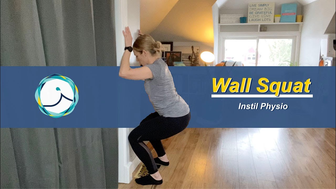 Wall Squat (Facing the Wall) | Instil Physio