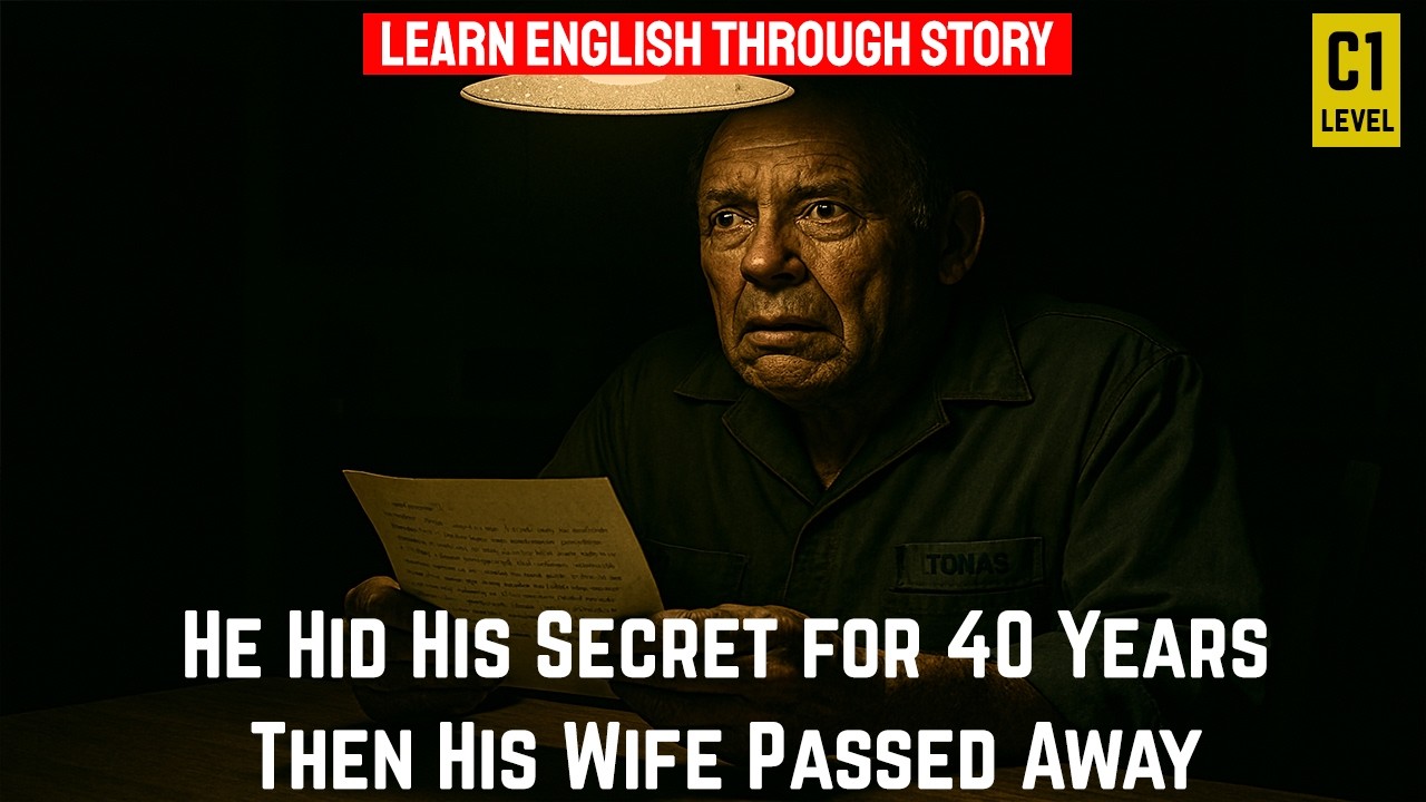 A Wife's Last Letter Changed His Life Forever | Advanced English Listening Practice for B2-C1 Level