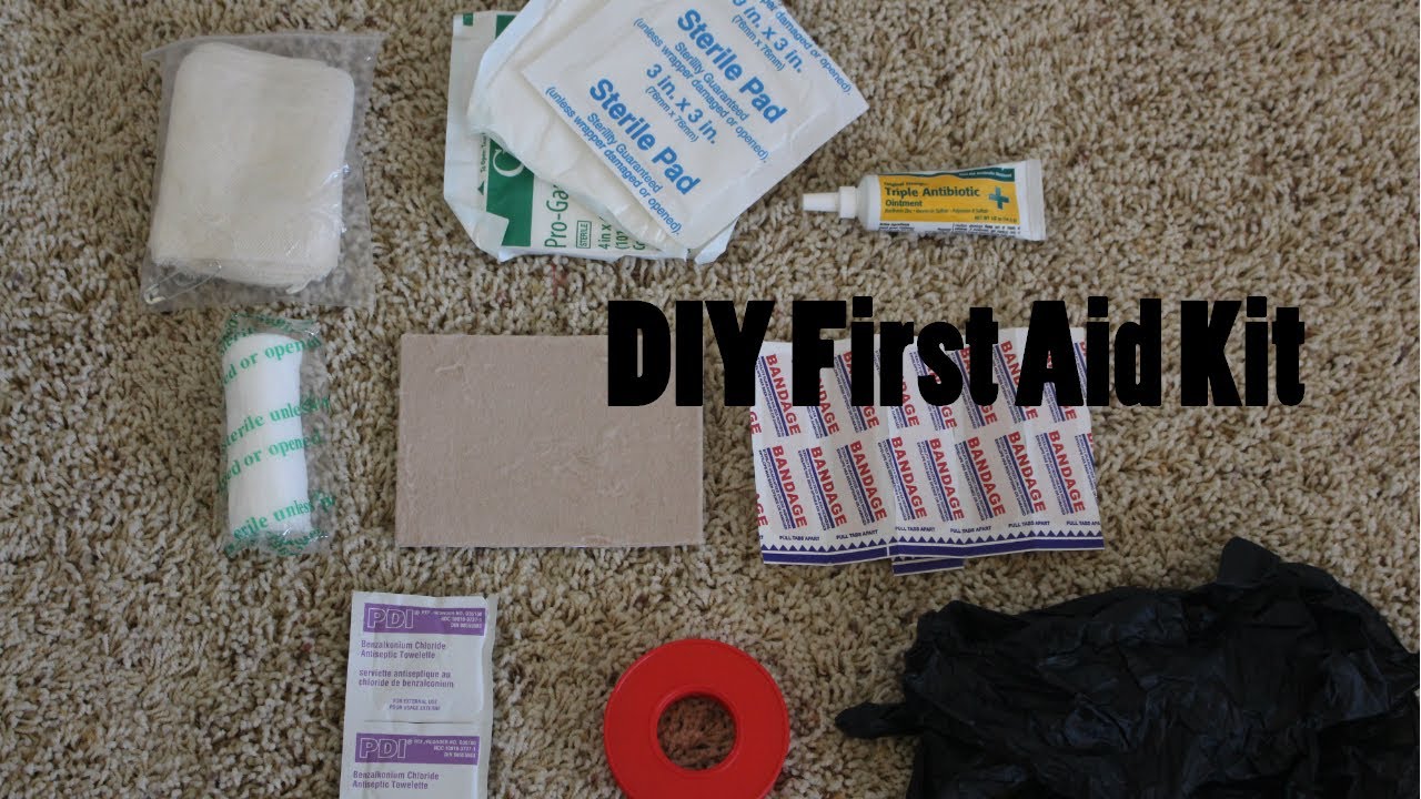 DIY First Aid Kit, toddler friendly, playground safety!