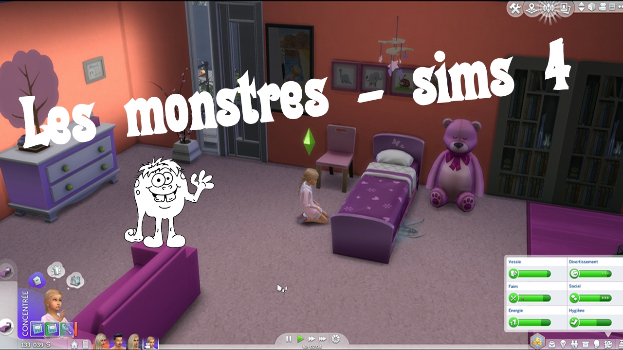 les monstres - sims4