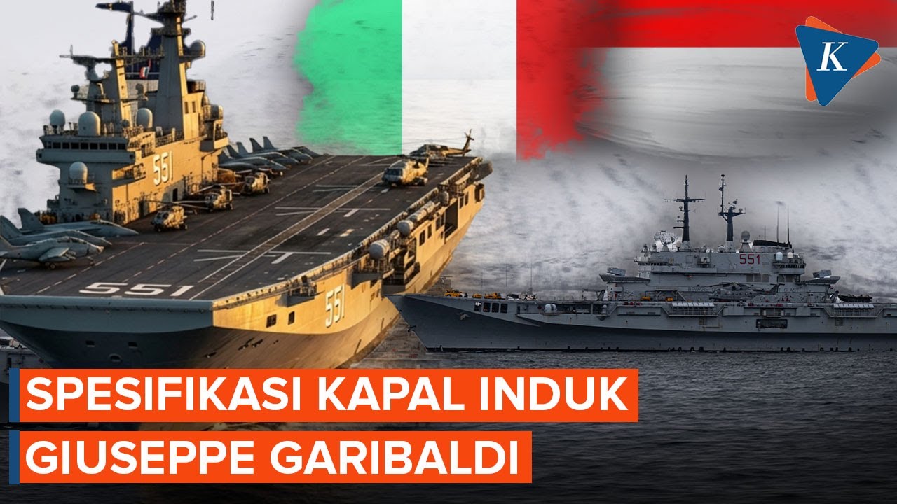 Dilengkapi Kemampuan STOVL, Ini Spesifikasi Kapal induk Giuseppe Garibaldi Hibah untuk Indonesia