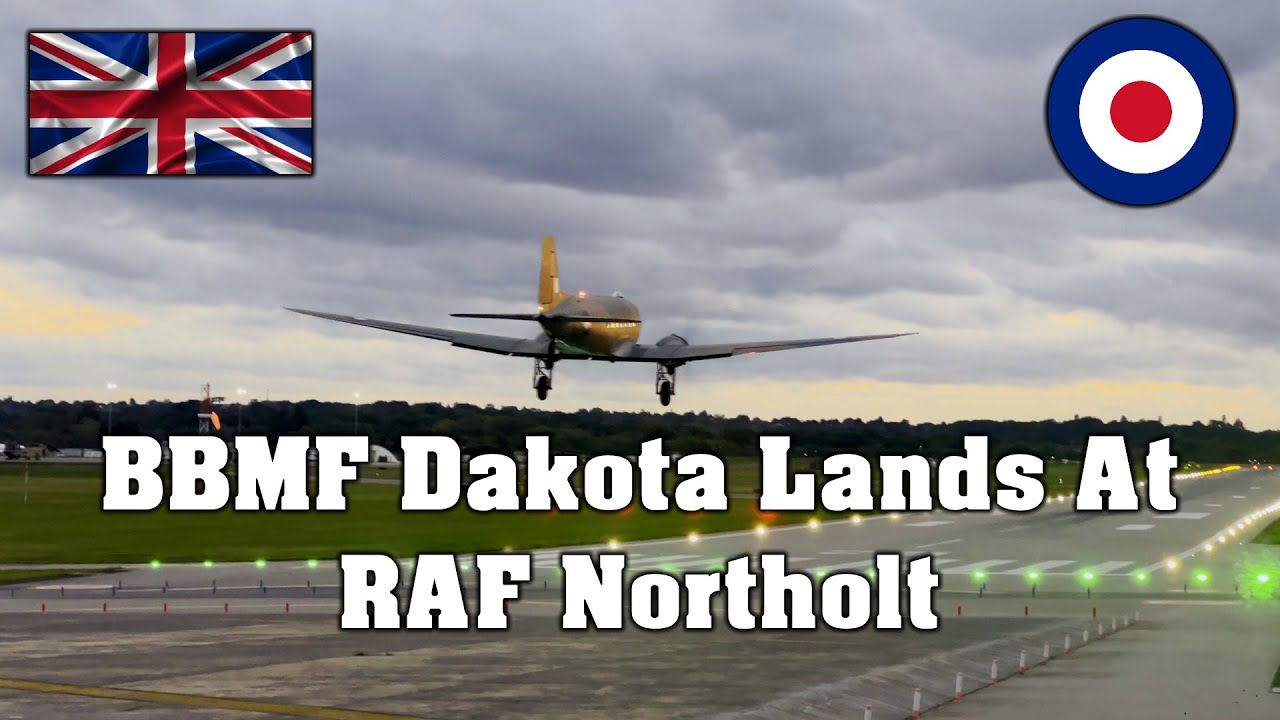 BBMF Dakota Lands at RAF Northolt - 18 Sep 2025