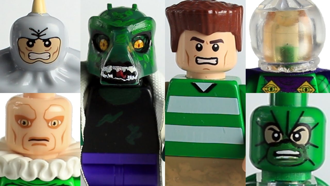 Lego Spiderman villains custom Moc Pt1