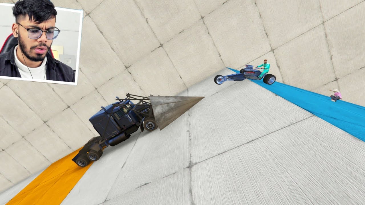 Cars vs Cars Challenge 971.111% People Start Flying After This Race in GTA 5!