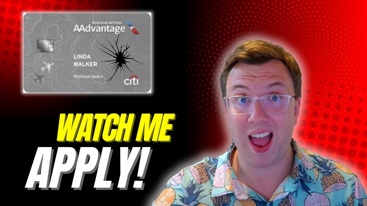 Watch Me Apply - Citi AAdvantage Platinum Select Card - Instant Decision!!!