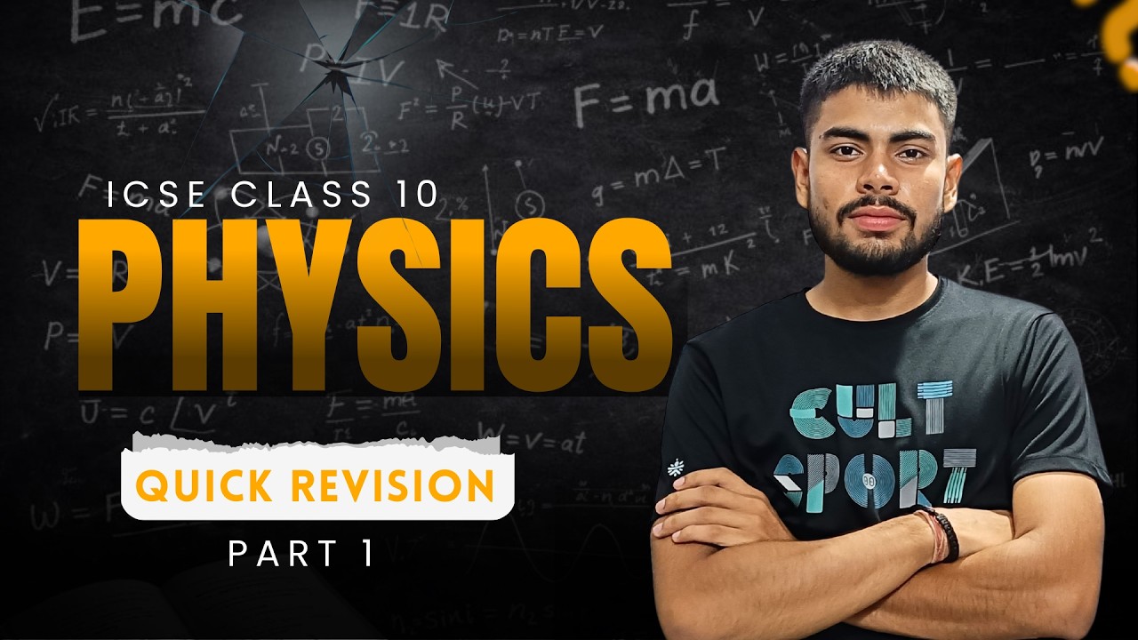 🔥ICSE Class 10 Physics Quick Revision | Light  | 2026 Board Exam Preparation