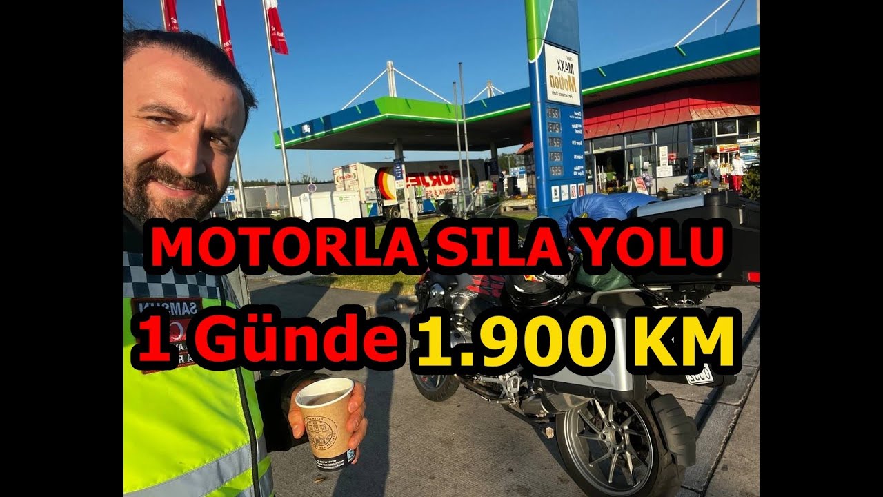 MOTORLA SILA YOLU 1 Günde 1900 km - Part 1