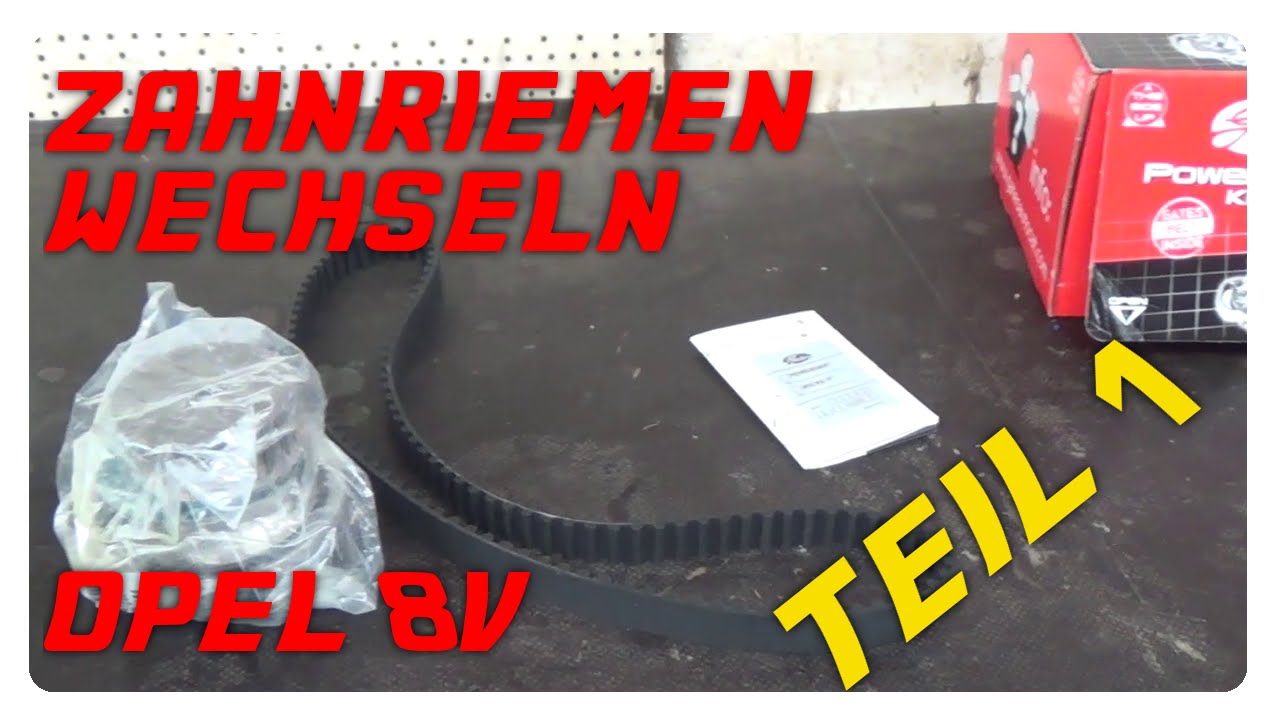 Zahnriemen wechseln Opel 8v Motoren , Ascona, Vectra, Kadett, Calibra - Teil1