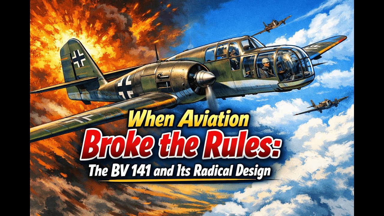 🛩️🧠 When Aviation Broke the Rules: The BV 141 and Its Radical Design