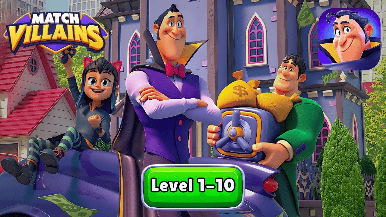 Match Villains | Gameplay Walkthrough | Level 1-10