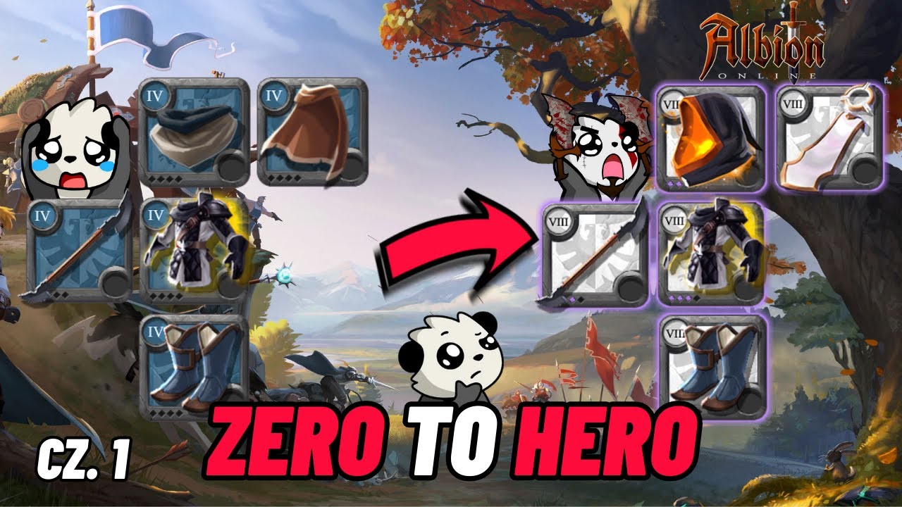 Hardcore Zero to Hero na Rohatynie cz.1 - 4.0 do 8.3? Dead = Koniec challengu! - Albion Online