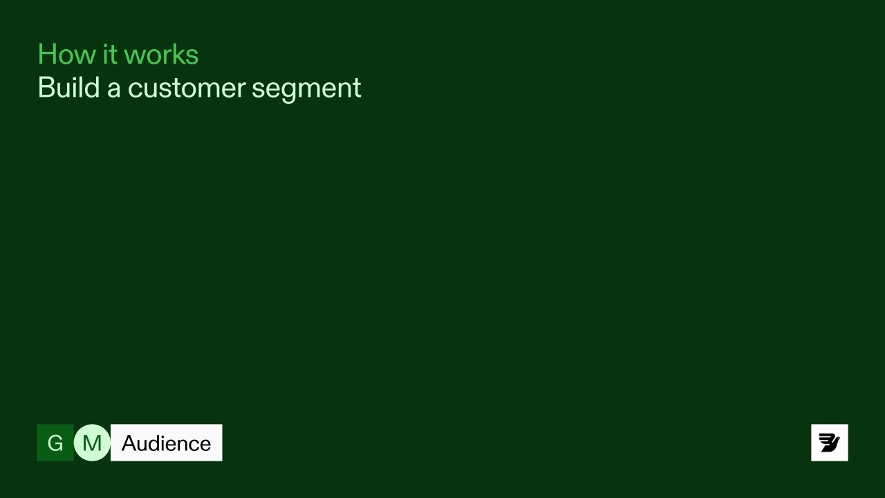 Build a customer segment