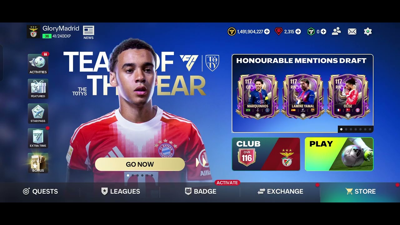 FC MOBILE România, echipa de 116