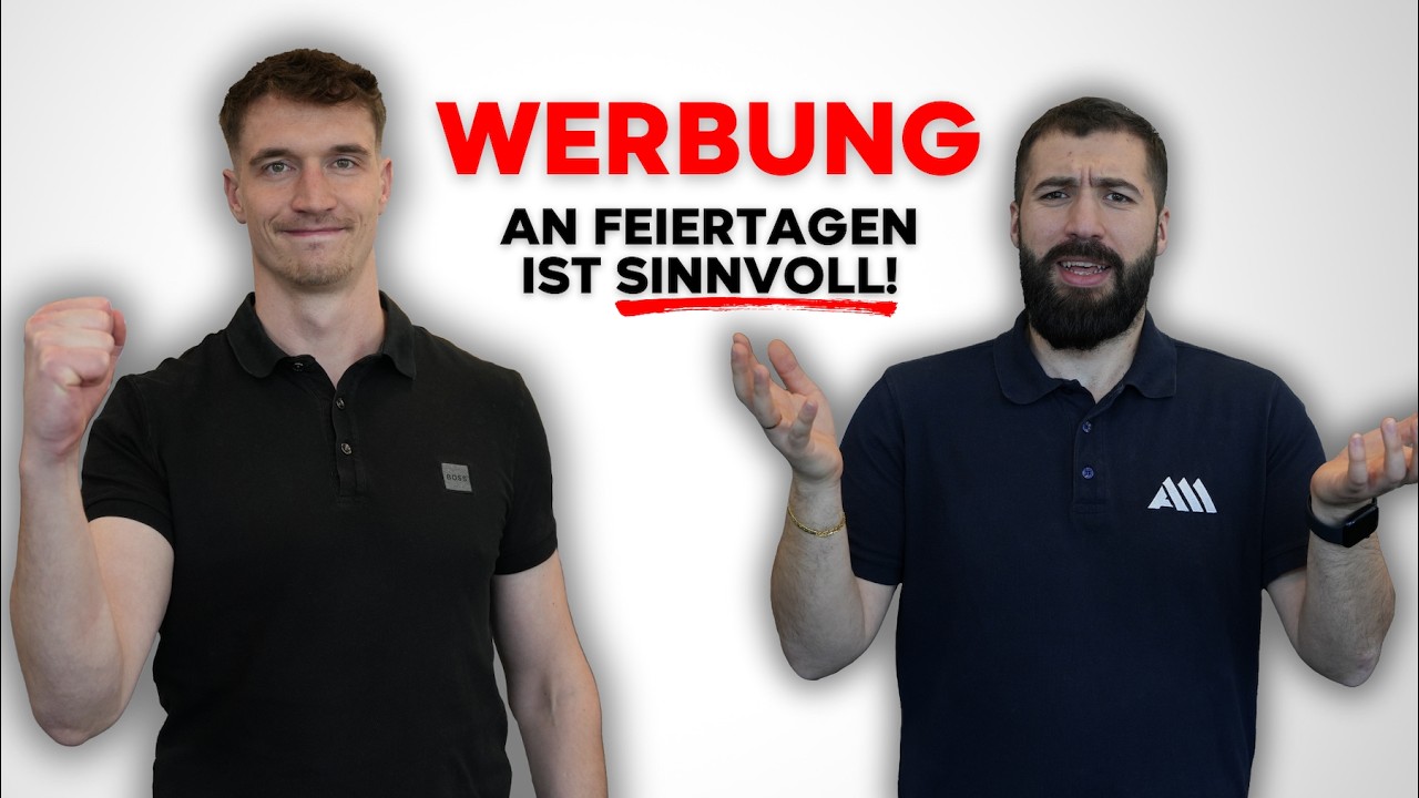Warum Werbung an Feiertagen SINNVOLL ist! ☝️