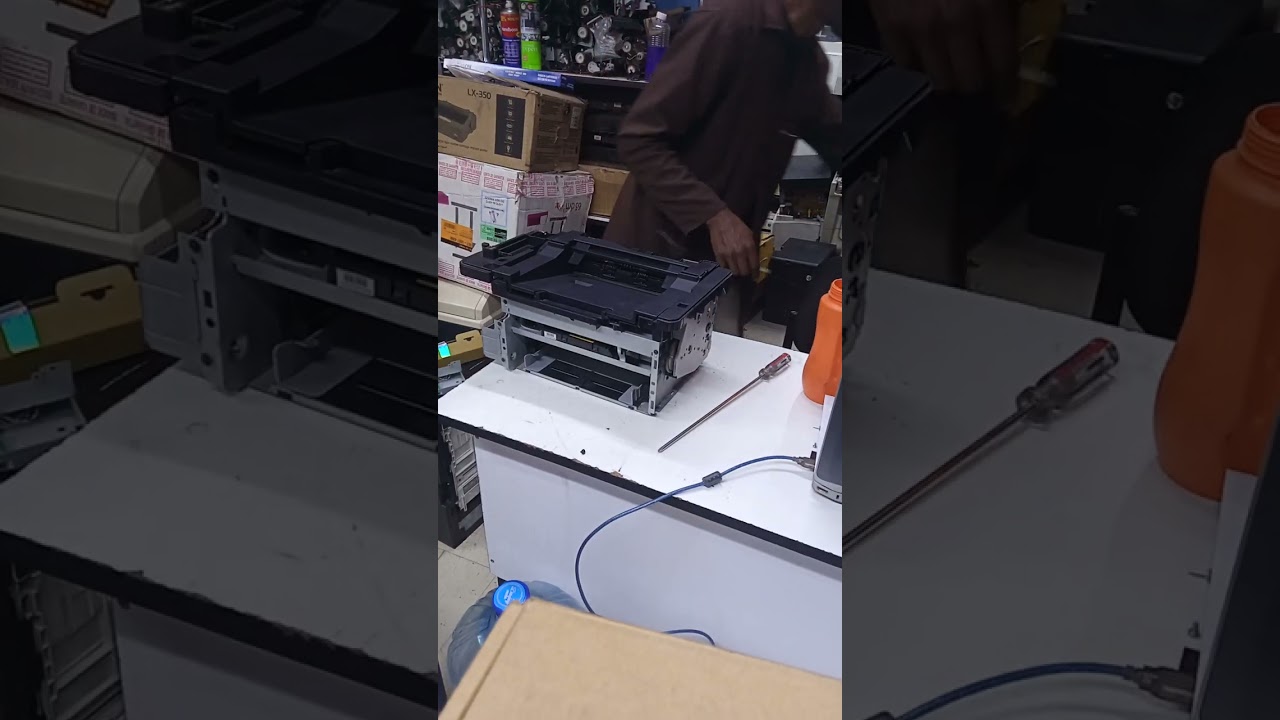 Hp Laserjet Pro MFP M127fn Laser Scanner Removal 