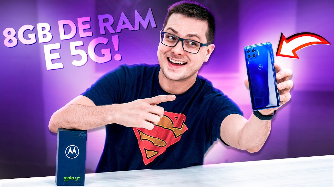 MOTO G 5G PLUS! 6 CÂMERAS com 8GB de RAM e 5G! A MOTOROLA acertou MUITO! Que BELO SMARPTHONE!