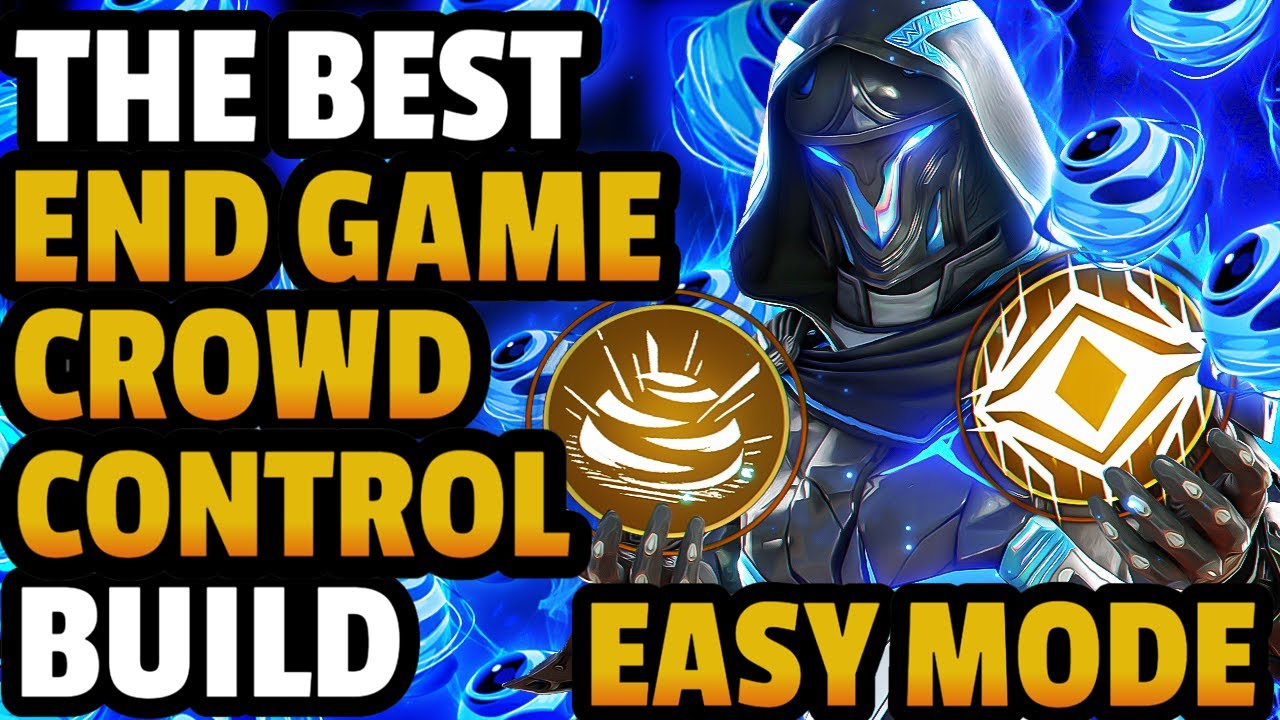 The NEW Best END GAME Crowd Control Build... Easy Mode! [Destiny 2 Stasis Hunter Build]