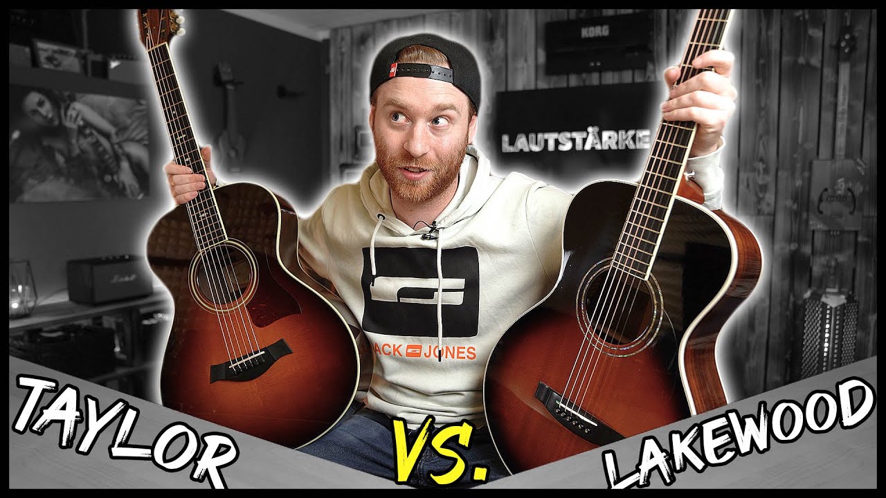 Taylor 712e 12-Fret vs. Lakewood A32 Custom | english subtitles