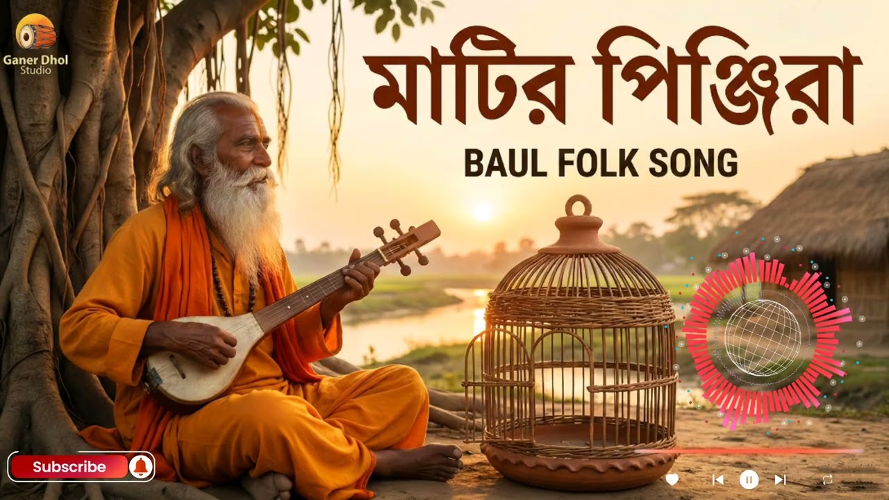 Matir Pinjira | মাটির পিঞ্জিরা | New Bangla Baul Folk Remix Song 2026 | Ganer Dhol Studio