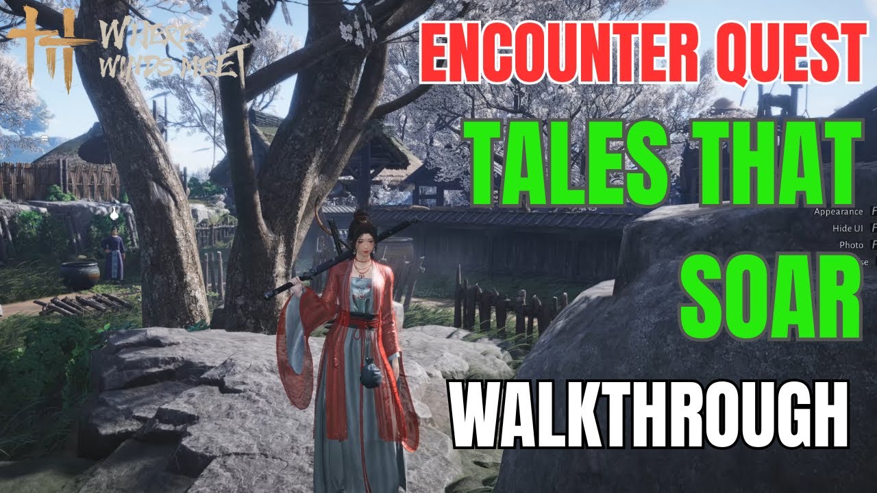 Where Winds Meet - Encounter Tales That Soar Quest Walkthrough