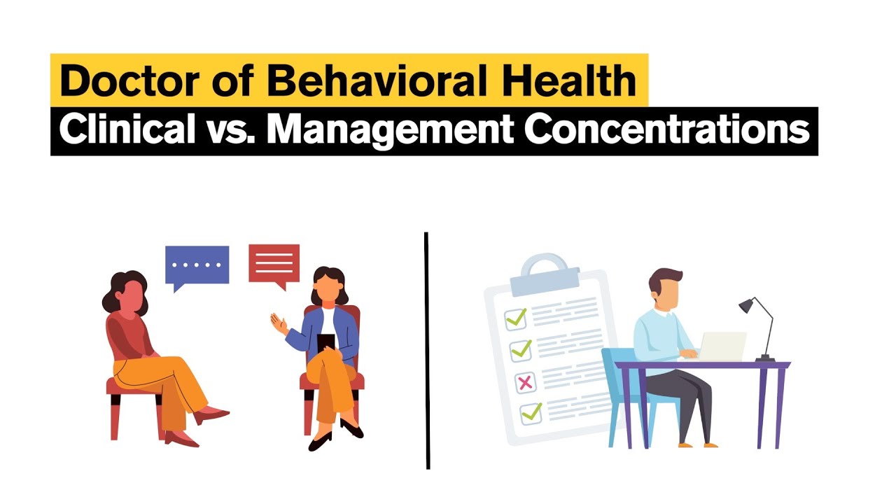 Различия между двумя специализациями программы Doctor of Behavioral Health (DBH) в ASU Online
