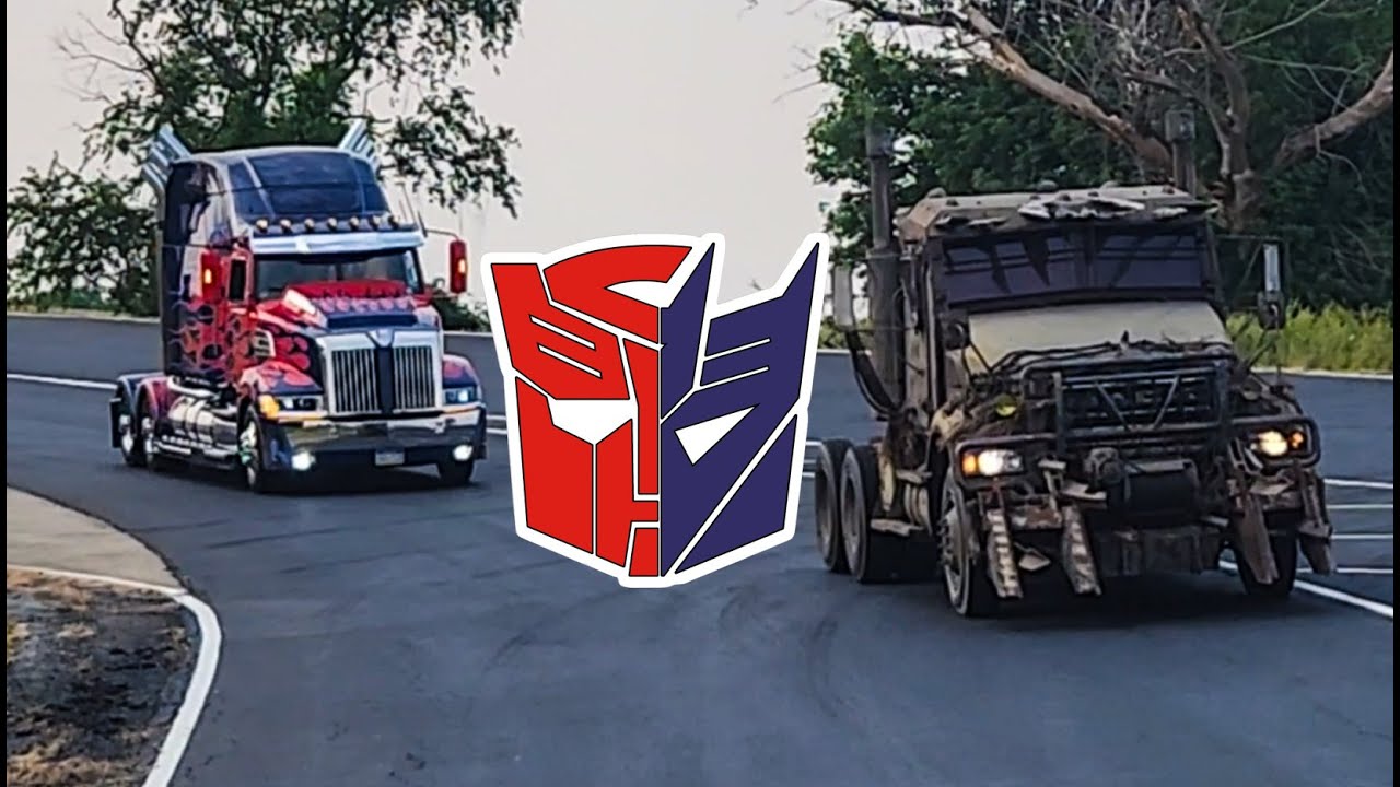 Optimus Prime and Megatron COMPETE in a race on the track! June 10th, 2023.