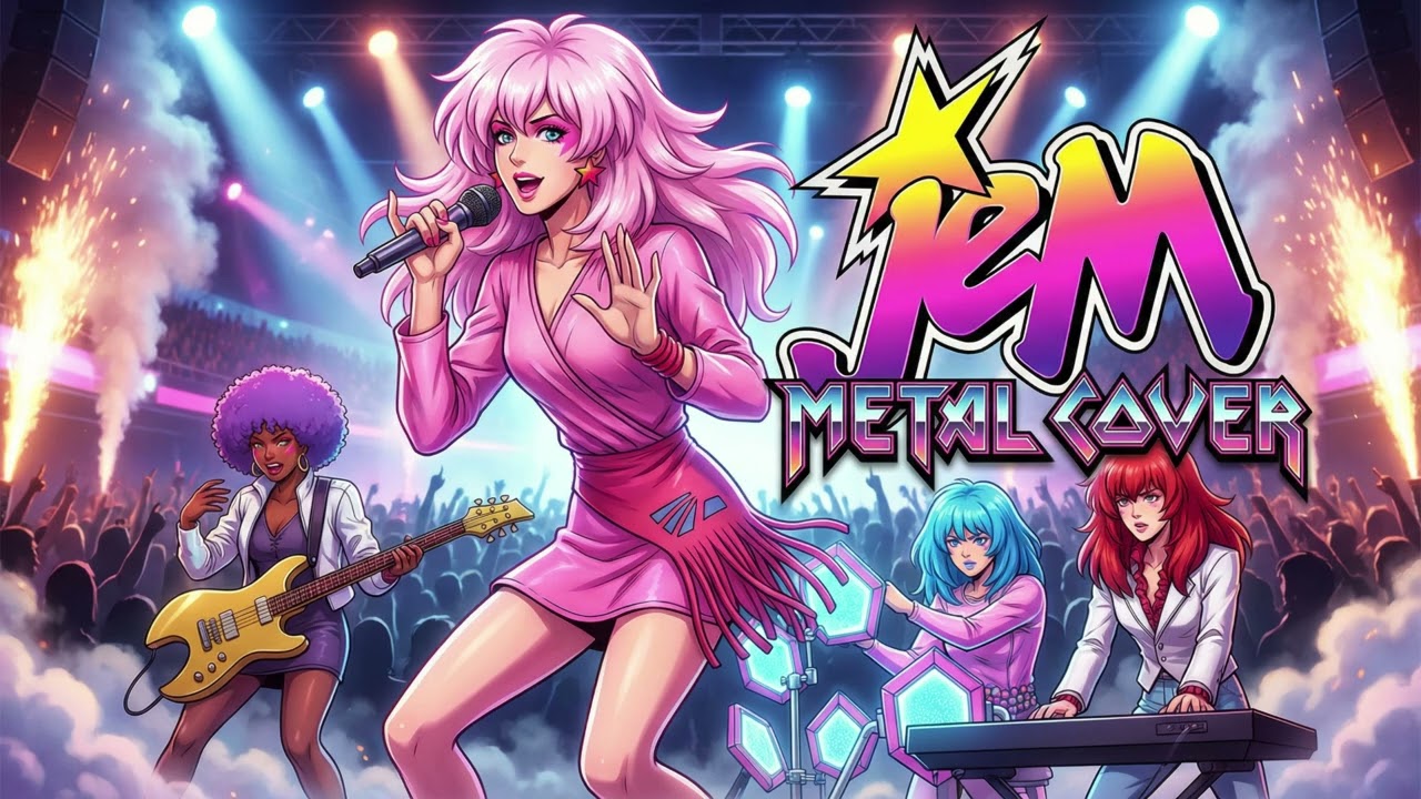 Jem! Metal Cover! An AI Metal Cover of the old theme song!