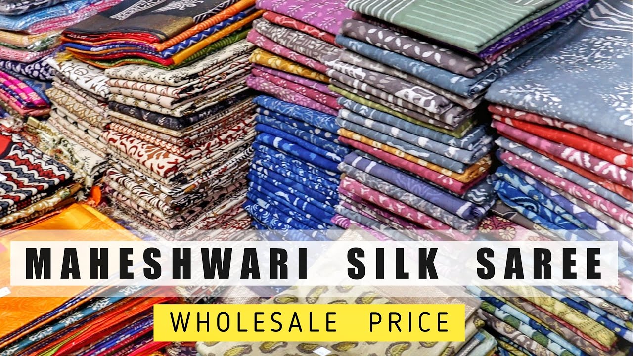 Block Print Maheshwari Silk Saree Collection | WHOLESALE & RETAIL | Silk Saree Wholesaler in Kolkata