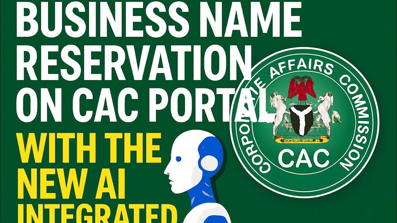 Business Name Reservation on CAC Portal with the New AI integrated 