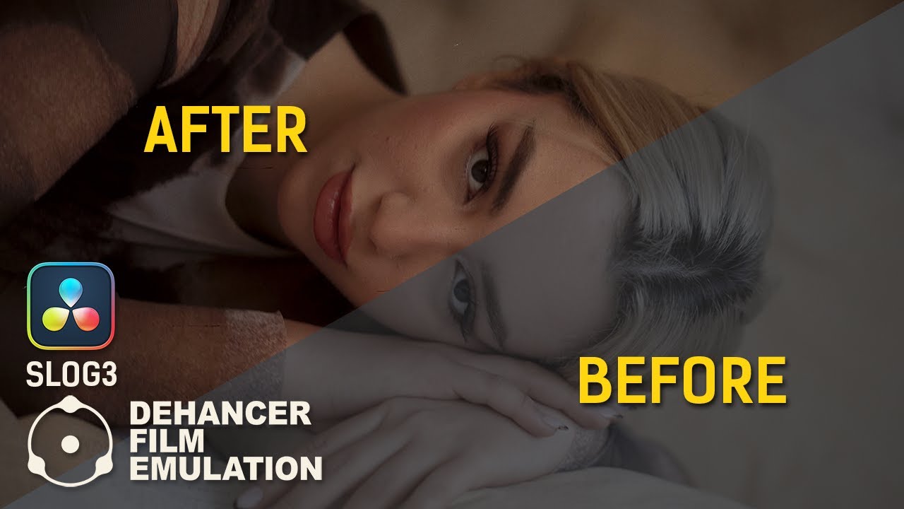 How to Create a Film Look in DaVinci Resolve | SLOG3 Grading + Dehancer