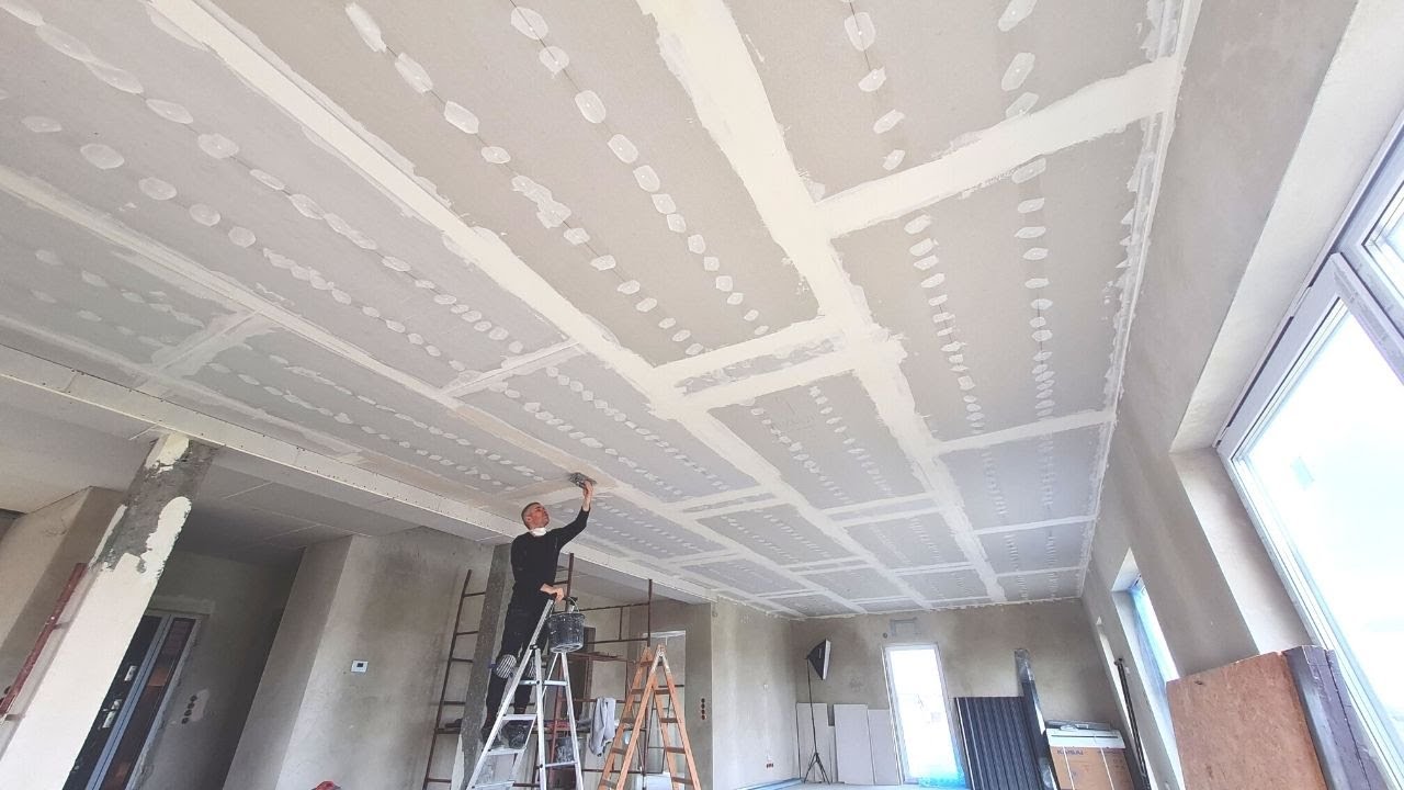 Spoinowanie łączeń płyt gipsowo kartonowych | Knauf System Uniflot