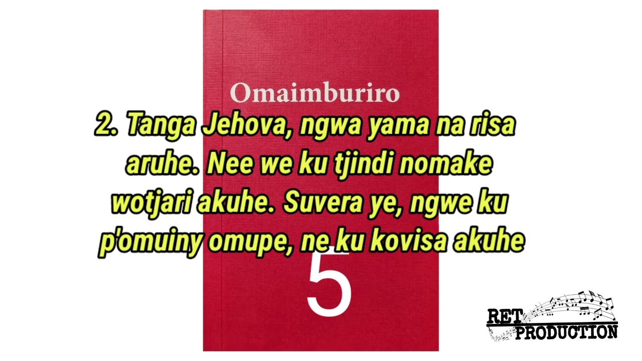 Tanga Jehova, ombara yovandu avehe(Omaimburiro 5)