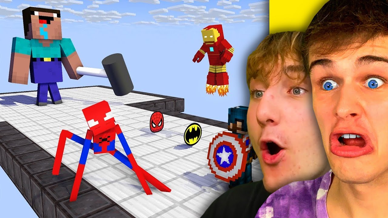 NEJŠÍLENĚJŠÍ SUPERHRDINSKÁ Minecraft Animaci!  + @TrospyReakce