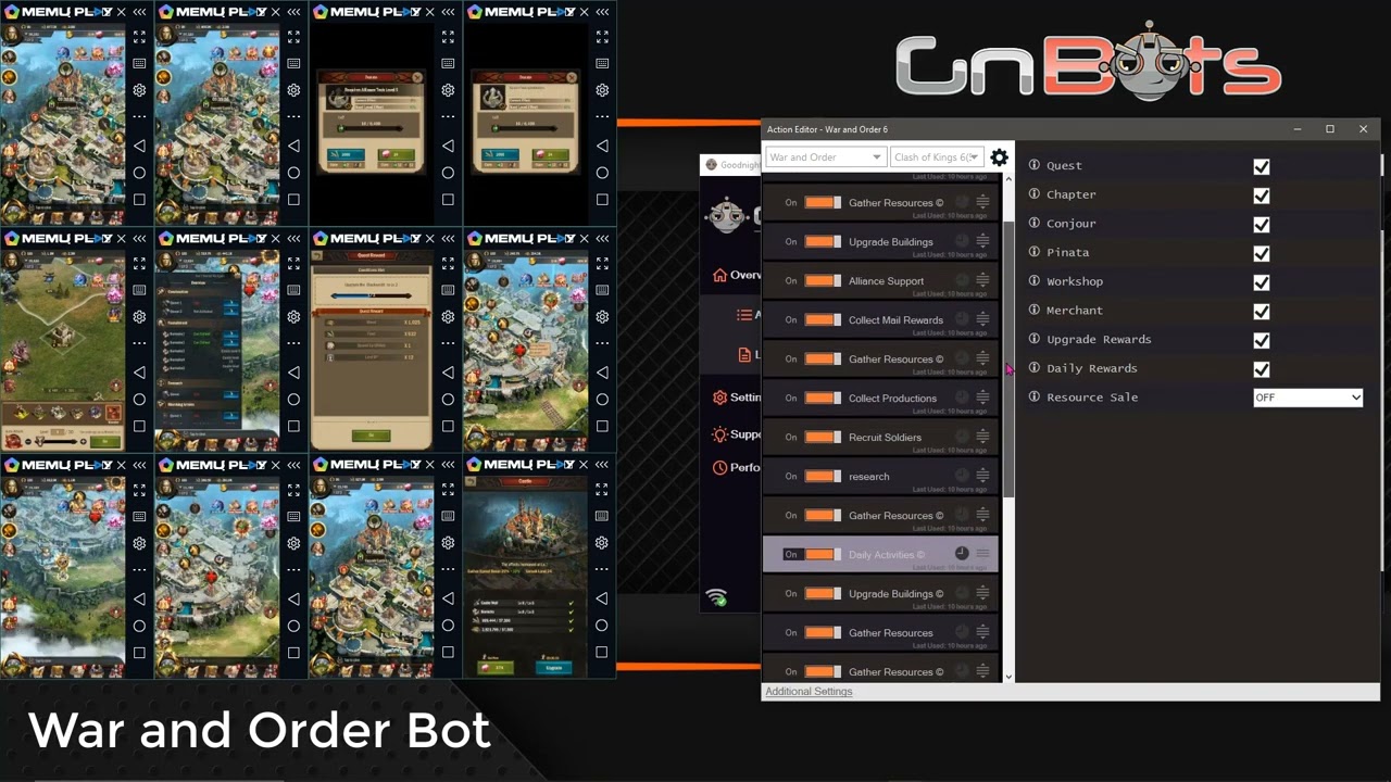 [Farming Bot] War and Order Bot Updated for 2023!