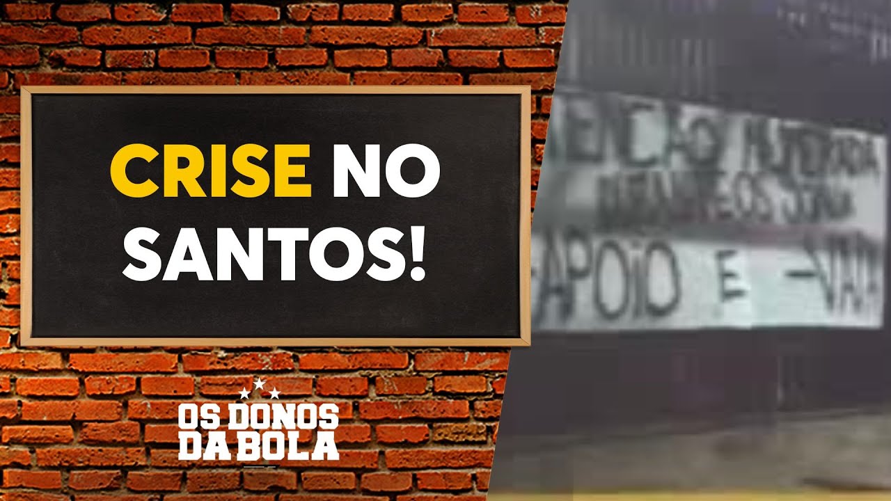 Torcida do Santos protesta contra a diretoria; Donos Debate